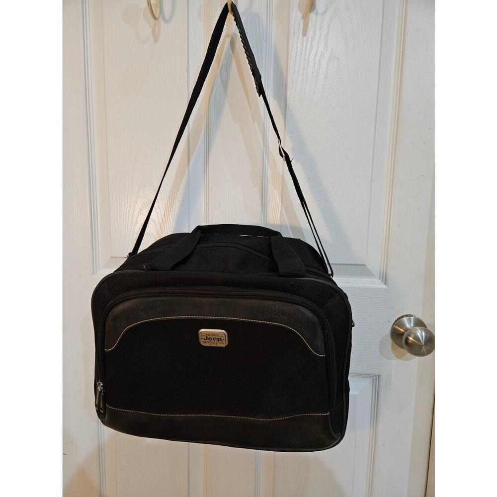 Jeep Duffle Tote Laptop Shoulder Carry Bag